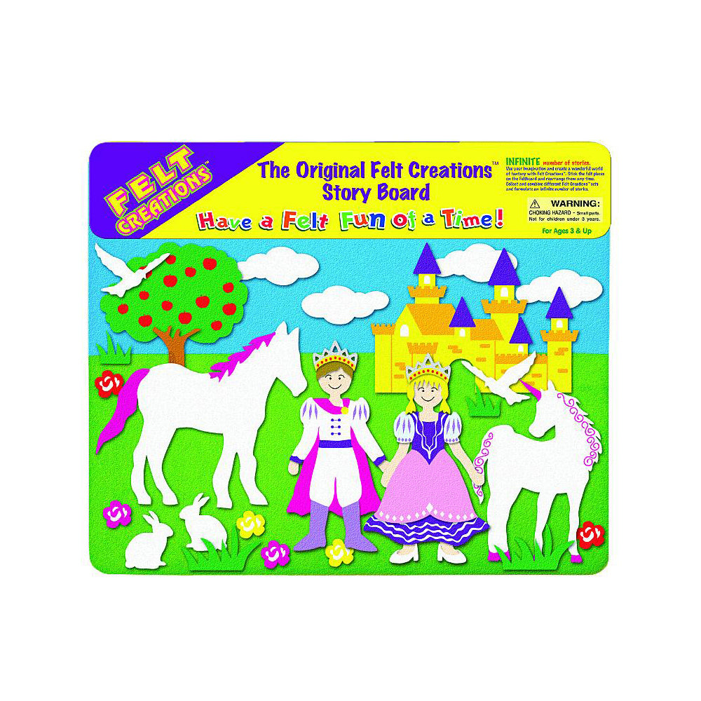 2x Felt Creations Princess Castle Kids/Children Fabric Art Kit 3y+