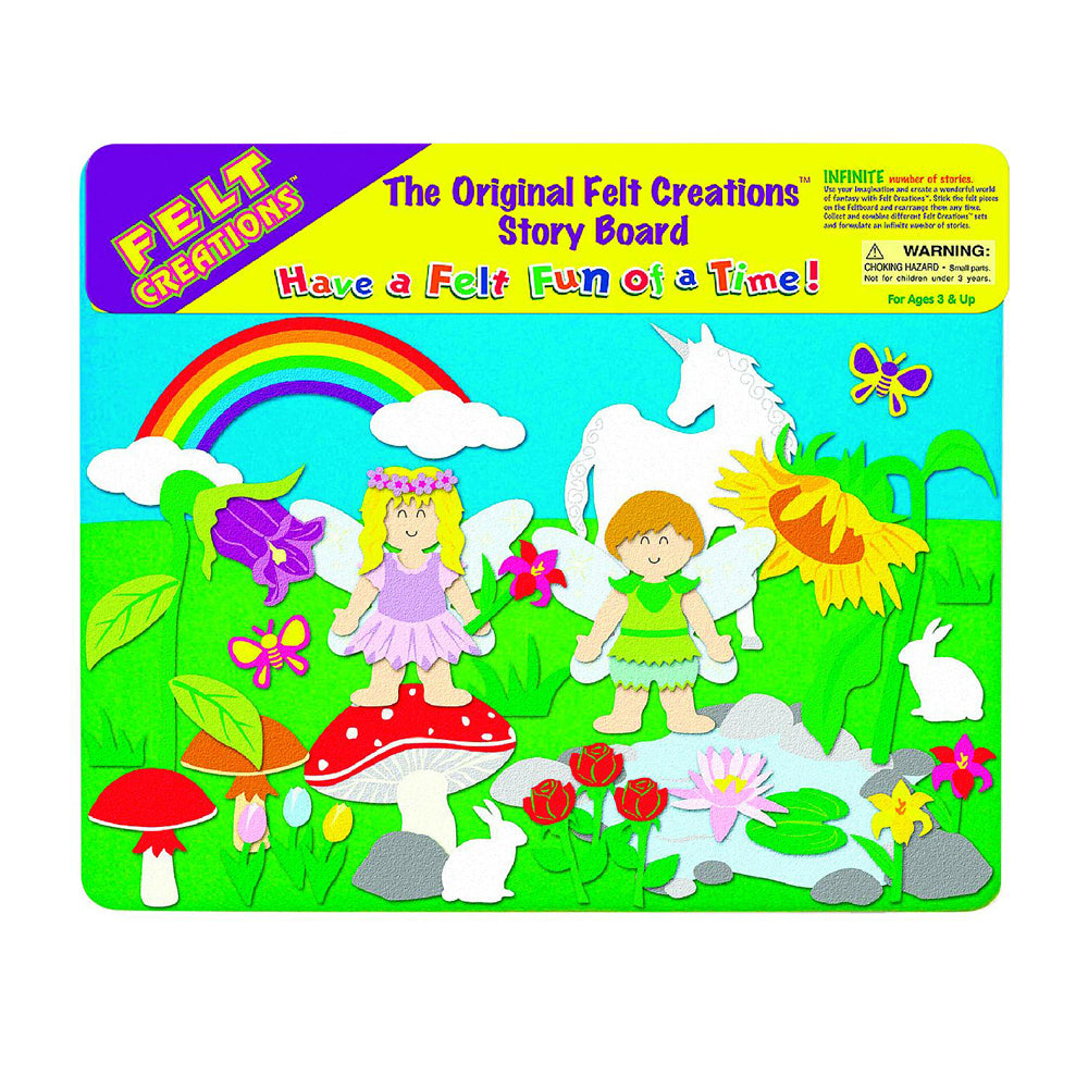 2x Felt Creations Flower Fairy Kids/Children Fabric Art Kit 3y+