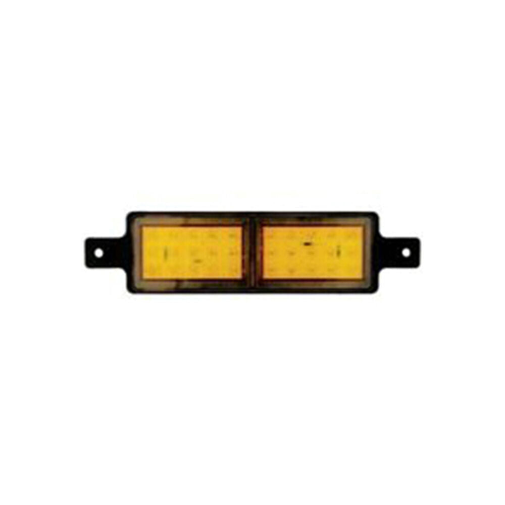 Hulk LED Front Direction Indicator Bull Bar Lamp 226x57mm Amber