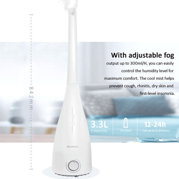 Sansai Ultrasonic Humidifier 3.3L - White