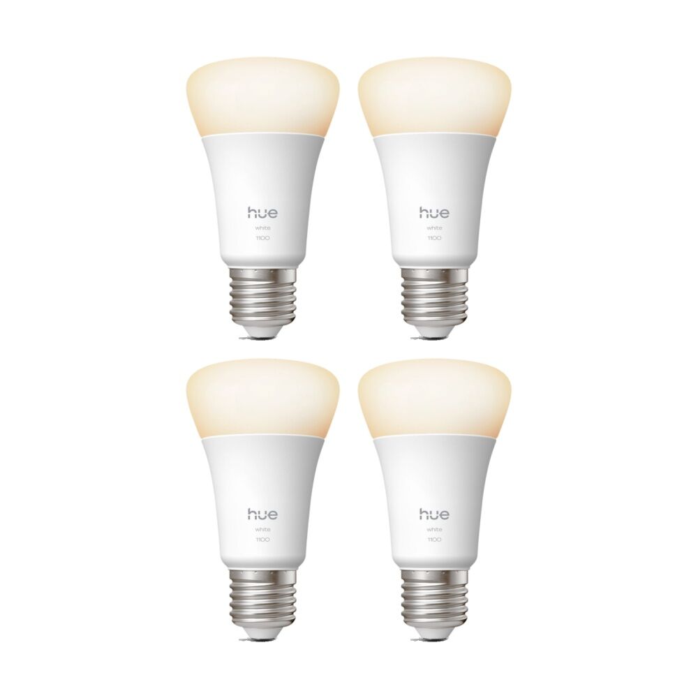 4PK Philips Hue 9.5W A60 V2 Smart LED Warm White Lightbulb E27