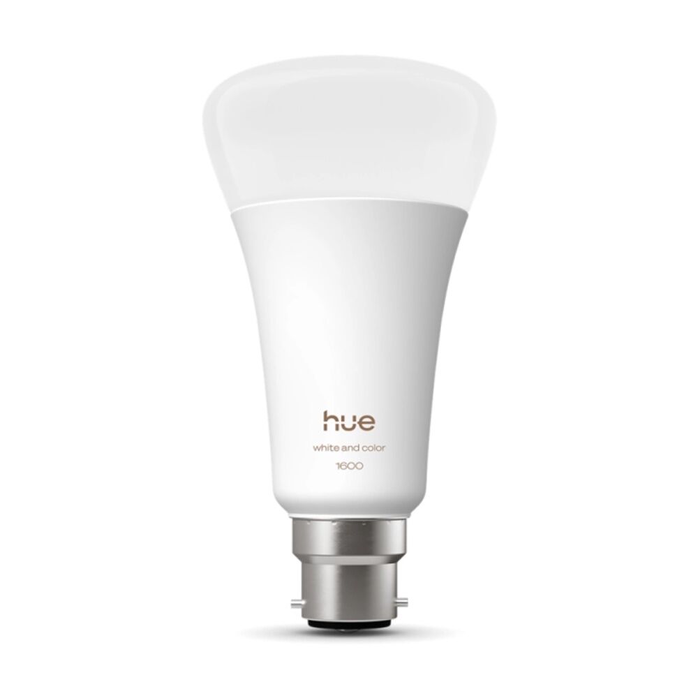 Philips Hue White/Colour Ambience 1600lm A67 B22 Smart LED Lightbulb 15W