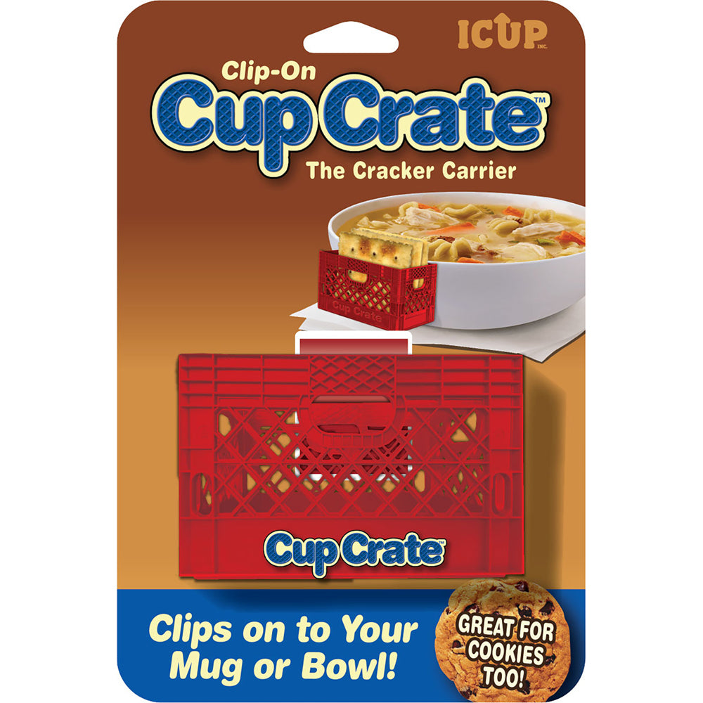2PK iCUP Inc 15cm Cracker Carrier Cup Crate Container - Red