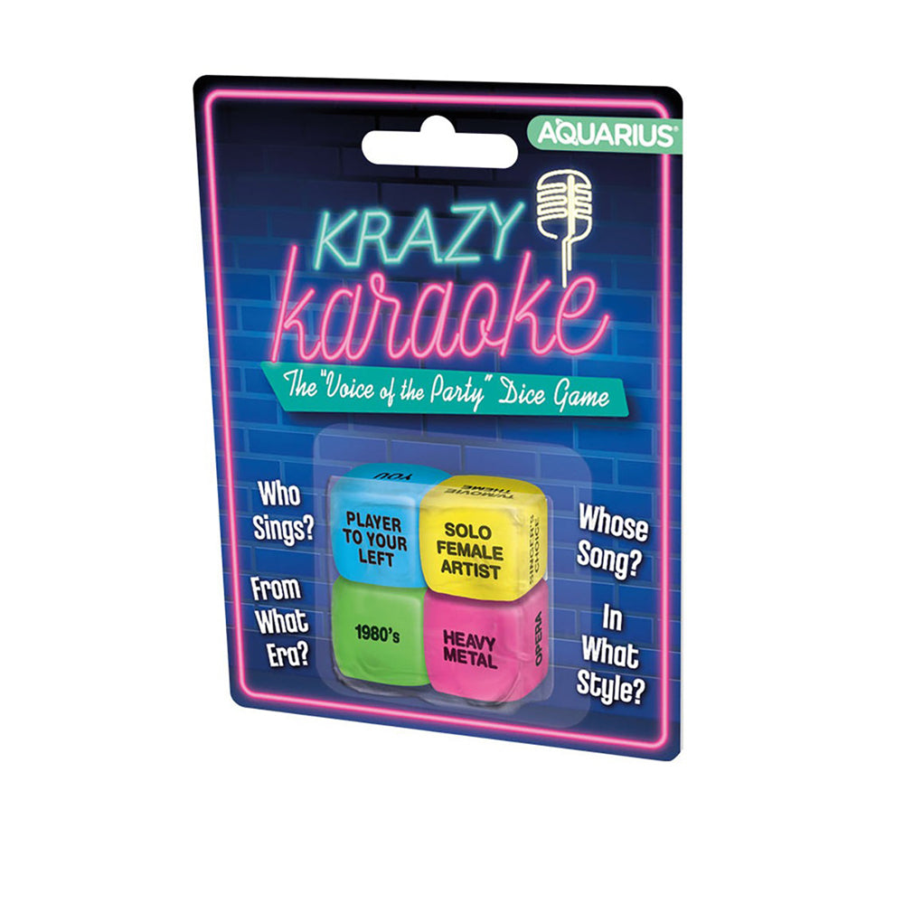 12pc Icup Inc Krazy Karaoke Rolling Dice Decision Making Game