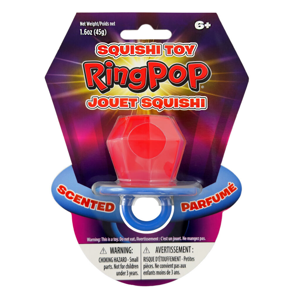 2PK Incredible Group Ring Pop Squishi Ring Toy 5.5x5.5cm - Assorted 6y+