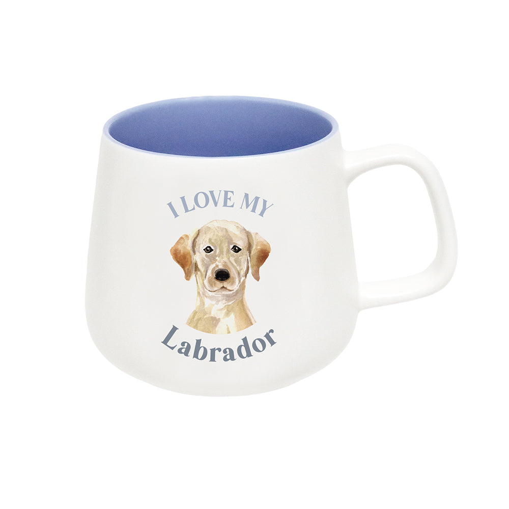 2PK Splosh I Love My Labrador 12cm Dog Hot/Cold Drinking Ceramic Mug
