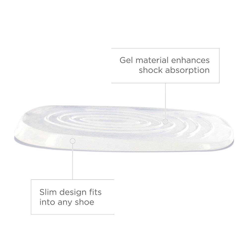 3x Soft Comfort Gel Heel Pad/Cushion Insoles Shoes/Boots One Size
