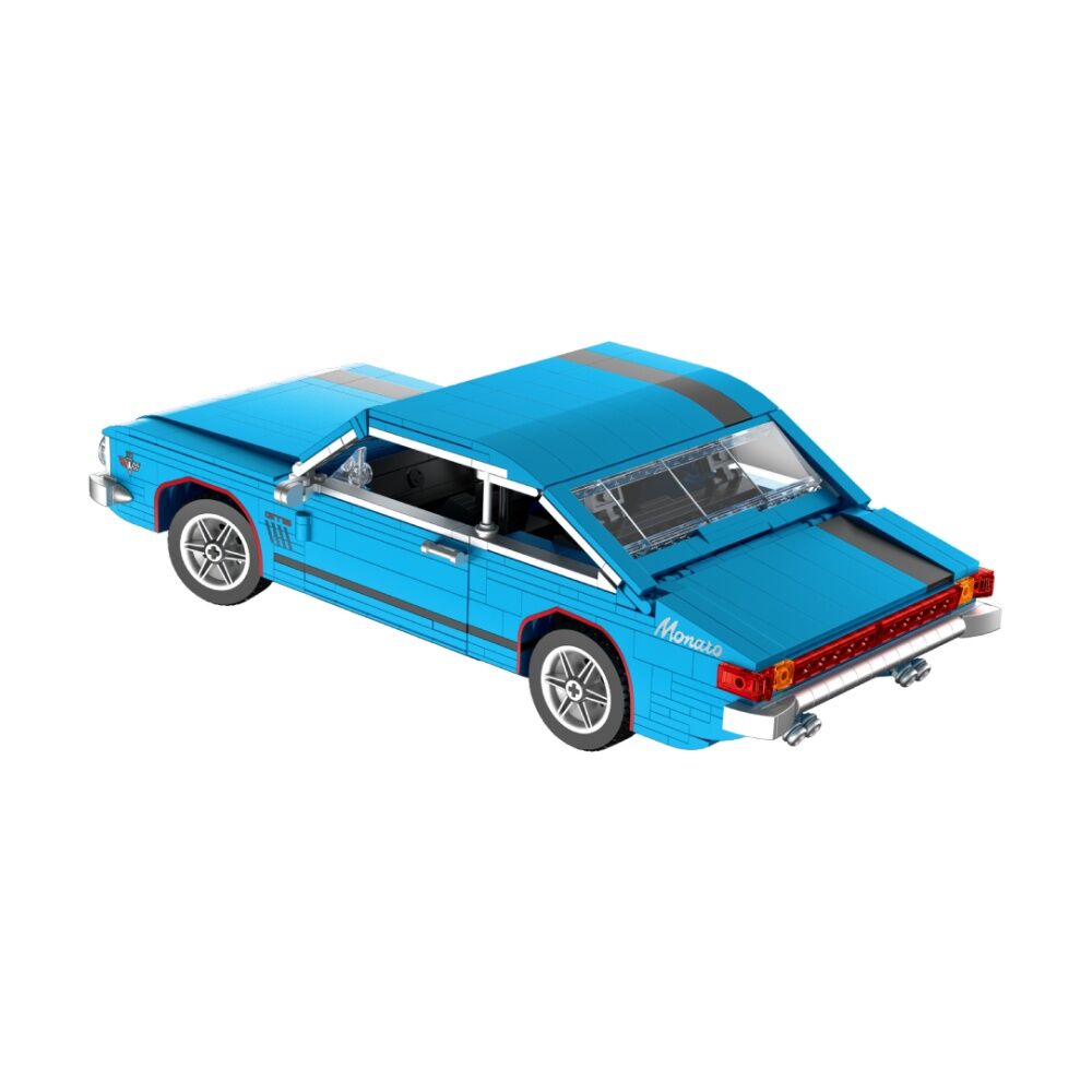 960pc Holden HK Monaro 1968 Car Model Building Toy Set 6y+ Blue