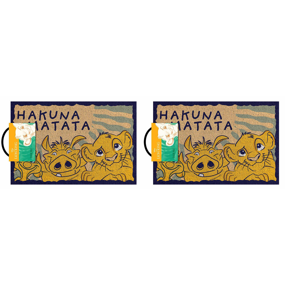 2PK Disney The Lion King Hakuna Matata Collectors Doormat 62 x 40cm
