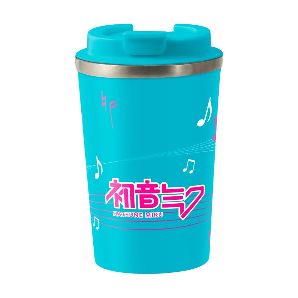 Hatsune Miku Jump Insulated Metal Travel Drinking Mug 350mL Blue