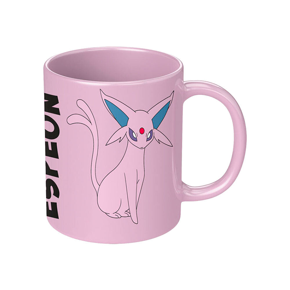 2PK Pokemon Espeon Pink Coloured Ceramic Printed Coffee Mug