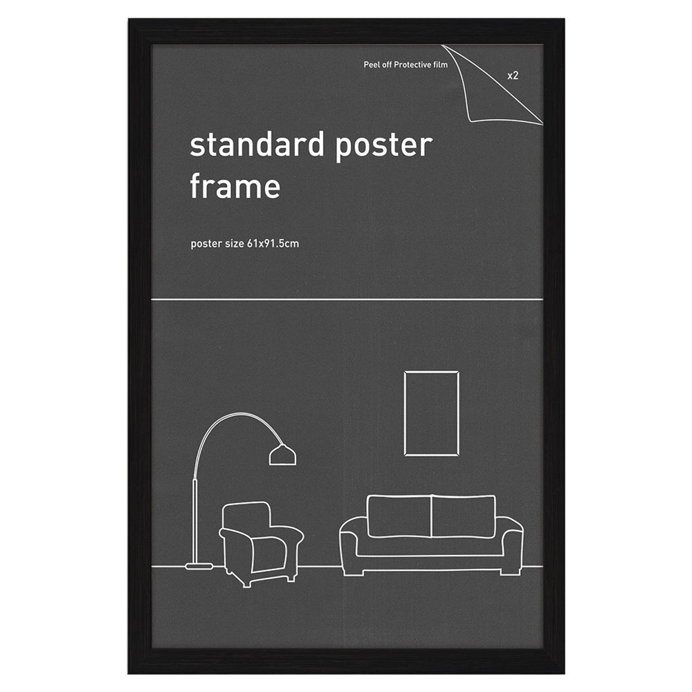 Frames & Hangers Wall Hanging Sleek Maxi Poster Frame Black 61x91.5Cm