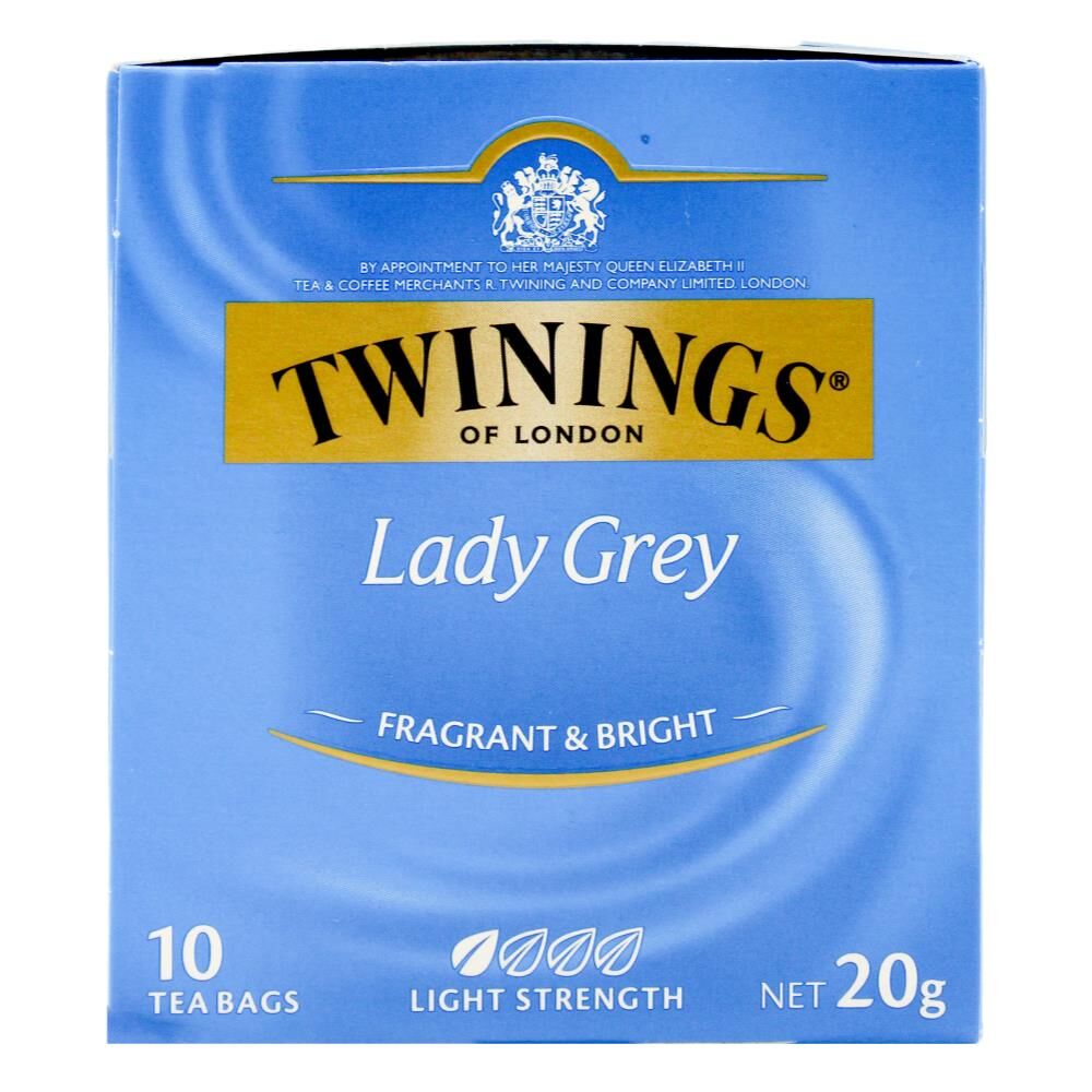 240pc Twinings 20g Lady Grey Tea Bags Hot Drink Light Strength
