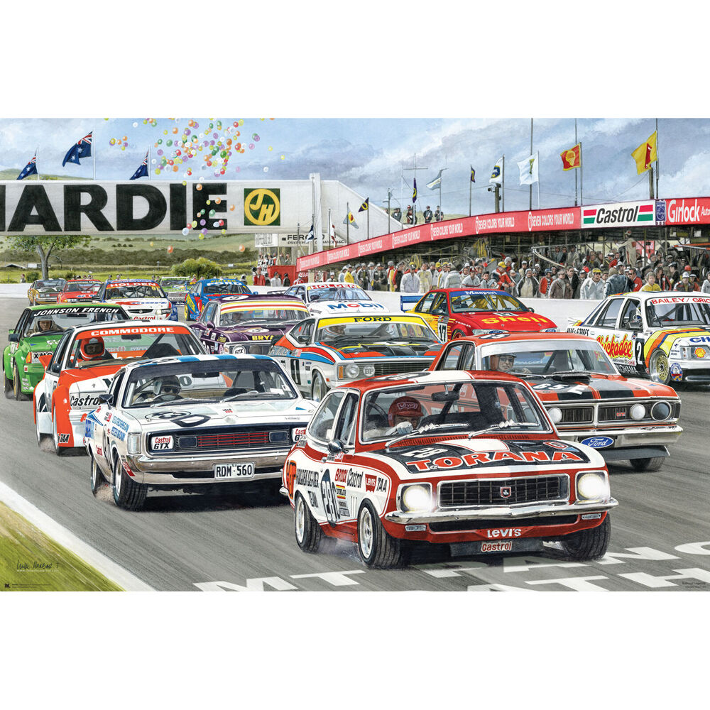 Mike Harbar Bathurst Legends Regular Wall Poster/Print 61 x 91.5cm