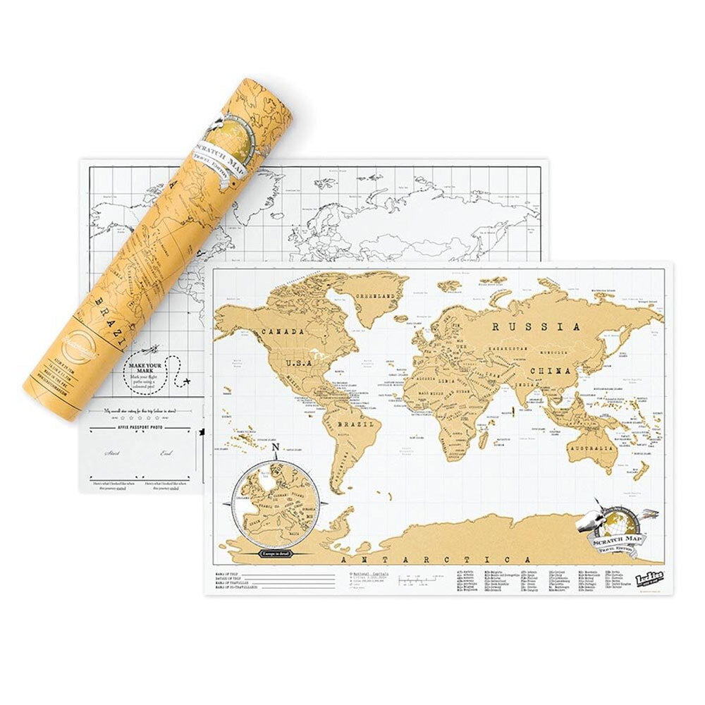 Luckies Scratch Map Travel Edition