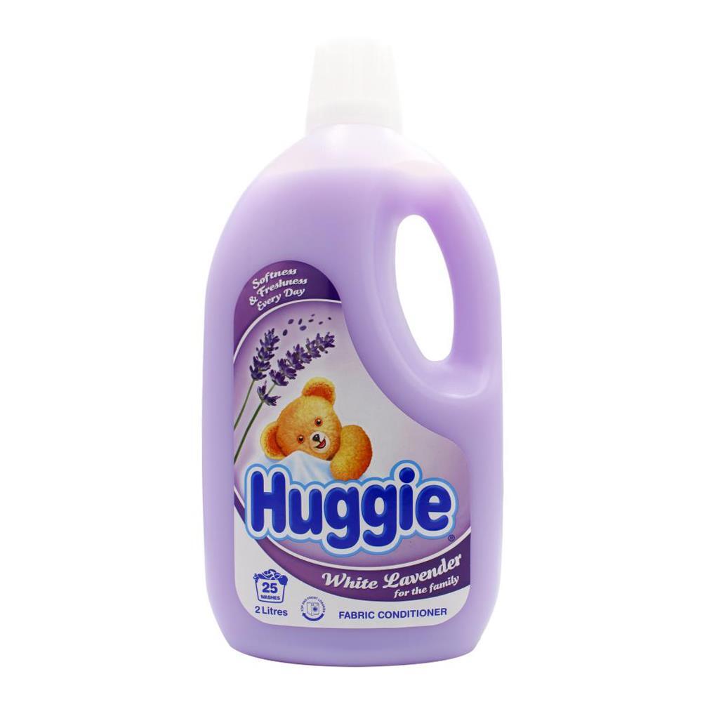 6PK Huggie Fabric Conditioner White Lavender Gentle Care Formula 2L