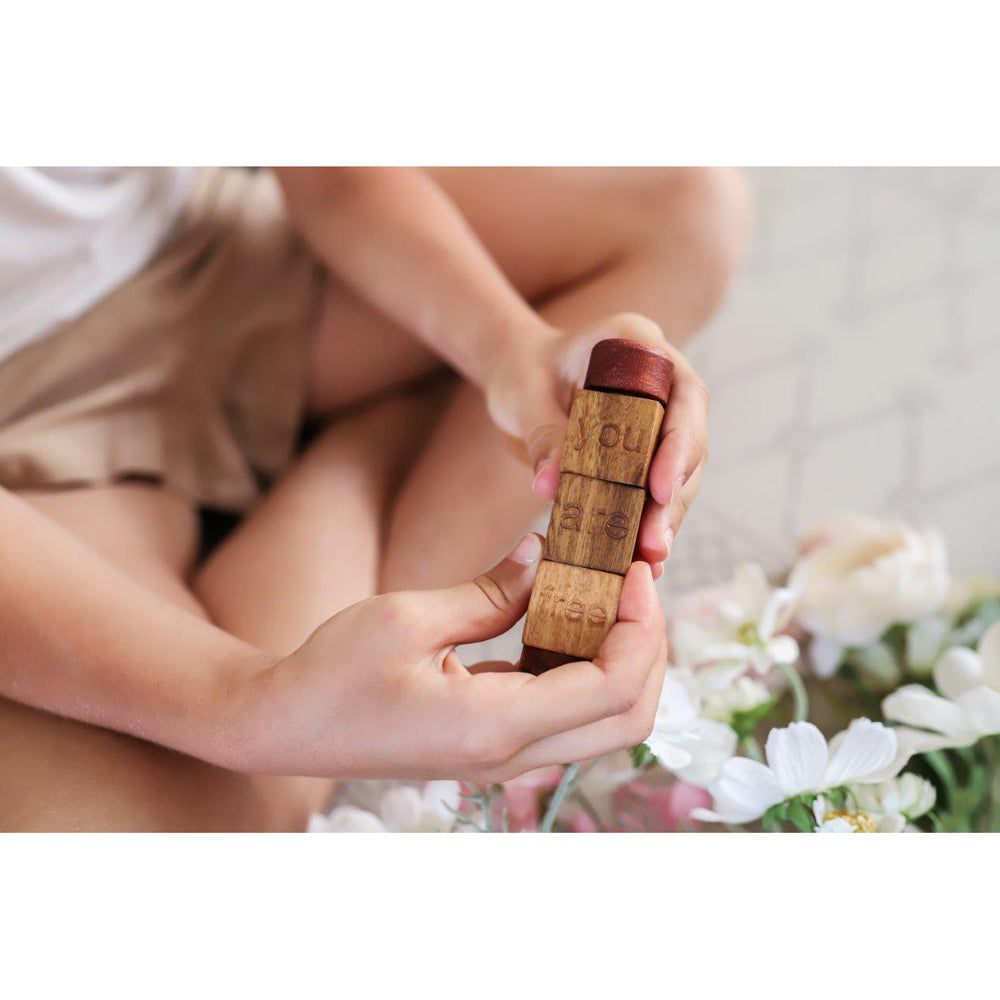 In-wood Mindful Spindle Kids/Children Wooden Sensory Toy 18m+