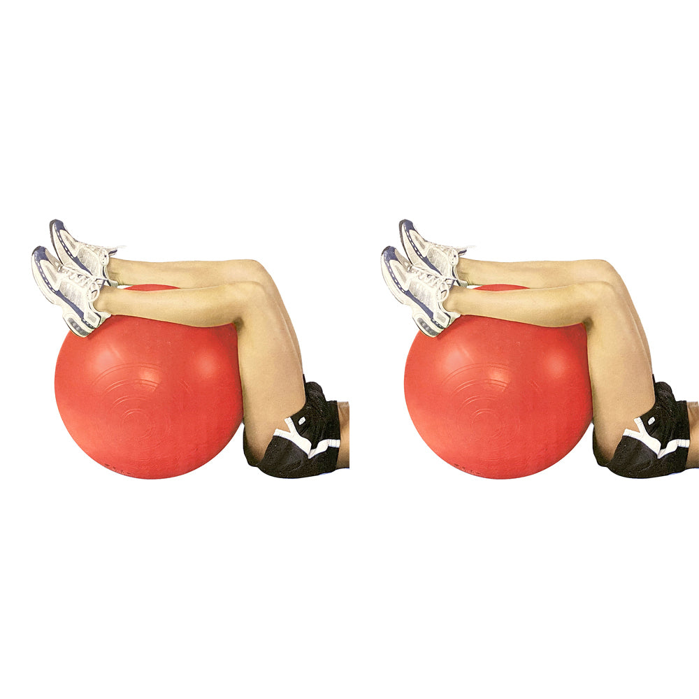 2PK Home Exercise Gym Fitness Training/Workout Ball Round - Assorted