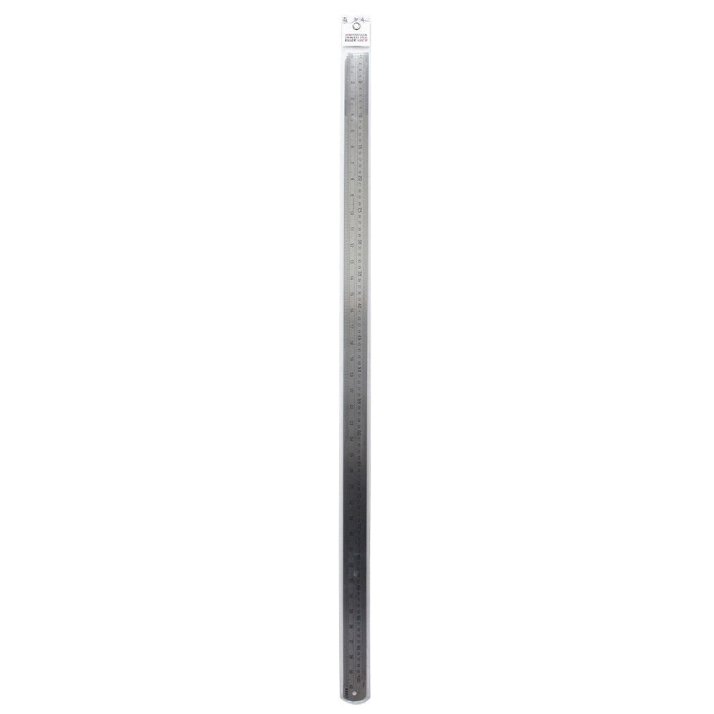 2PK Kent Steel Ruler 1000mm Imp/Met Home/School Drawing/Design