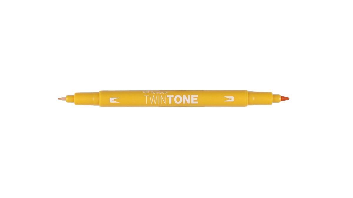 2x 12pc Tombow TwinTone Dual Tip Marker Set - Brights