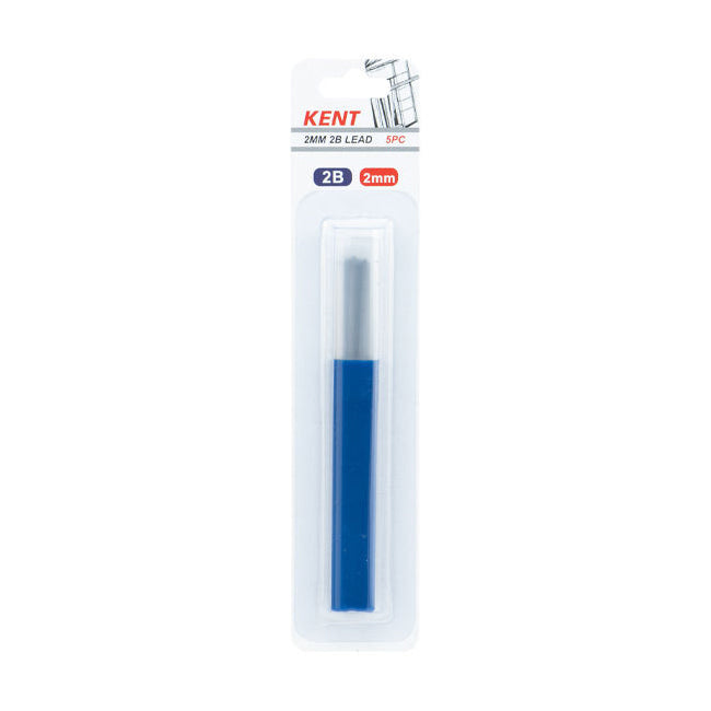 2x 5pc Kent Clutch Pencil 2mm 2B Refill Home/School Drawing/Design