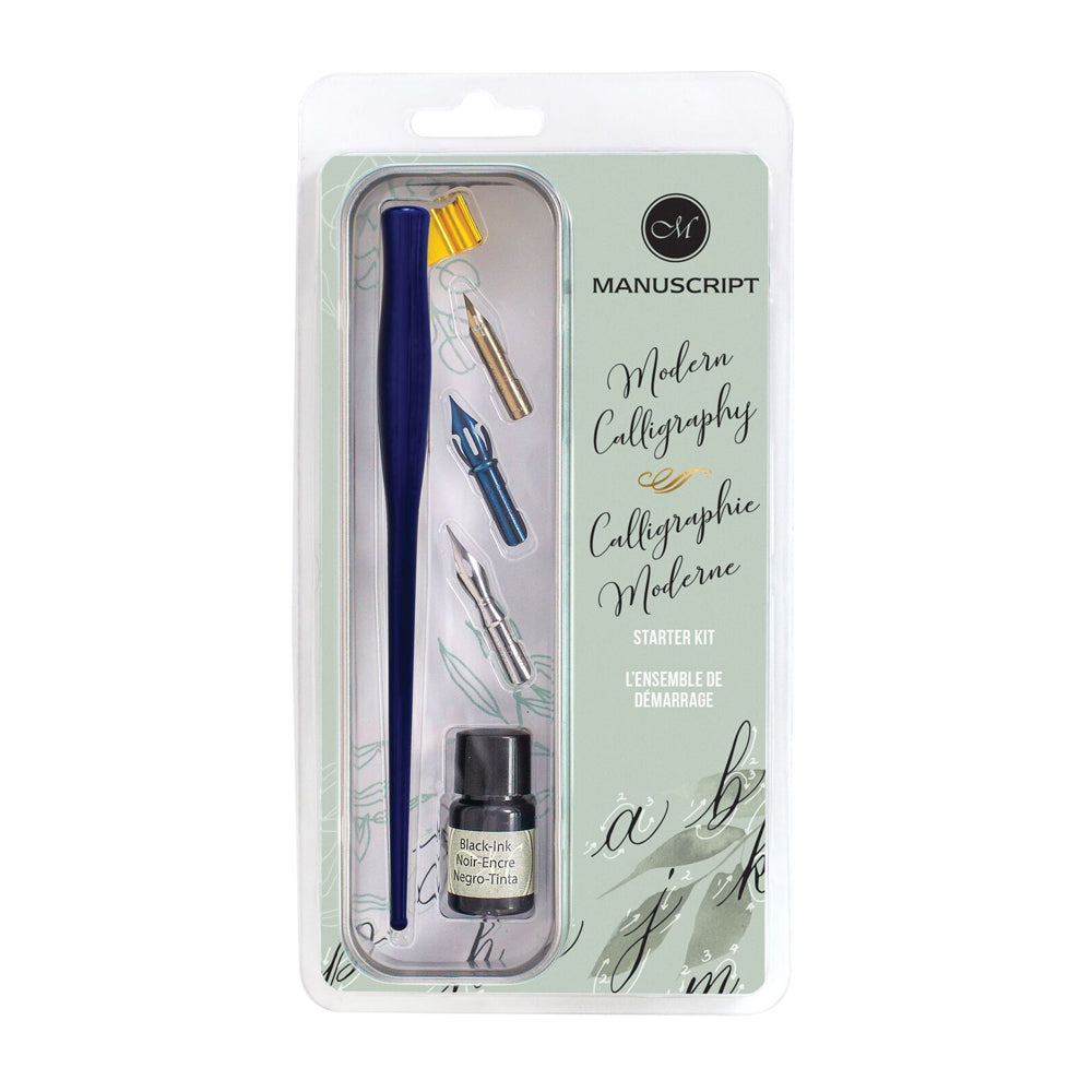 Manuscript Modern Calligraphy Oblique Navy Set Arts And Craft Drawing
