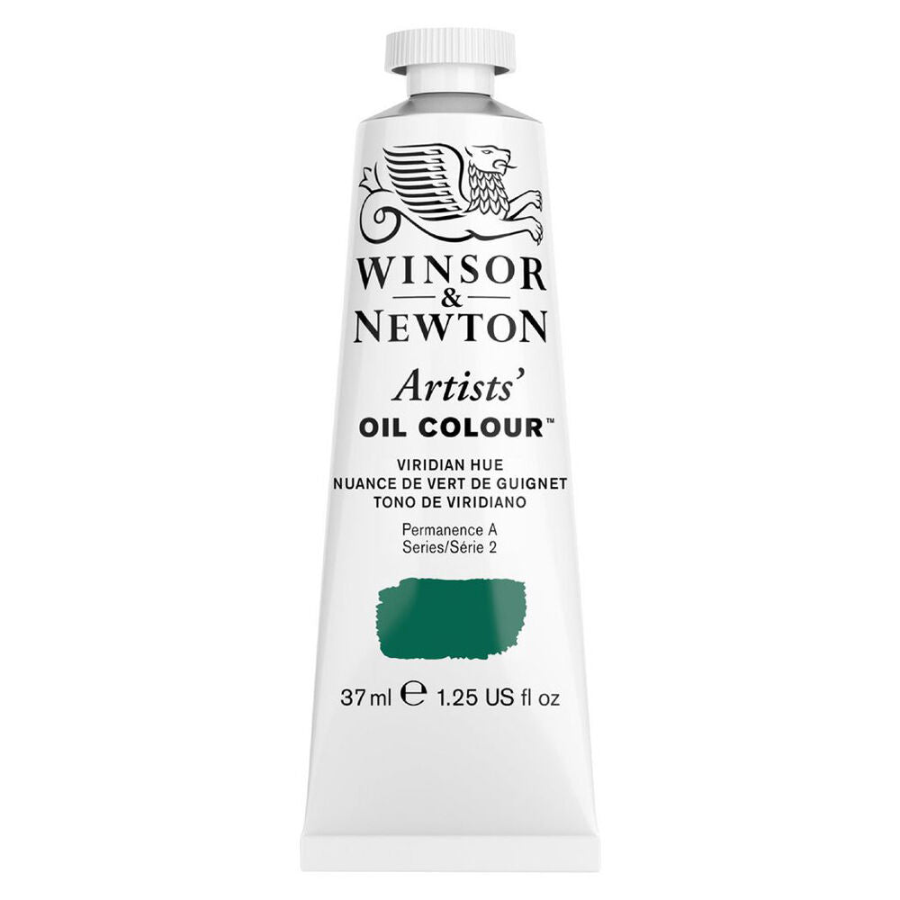 Winsor & Newton Artists Oil Colour 37ml Paint Tube Viridian Series 2