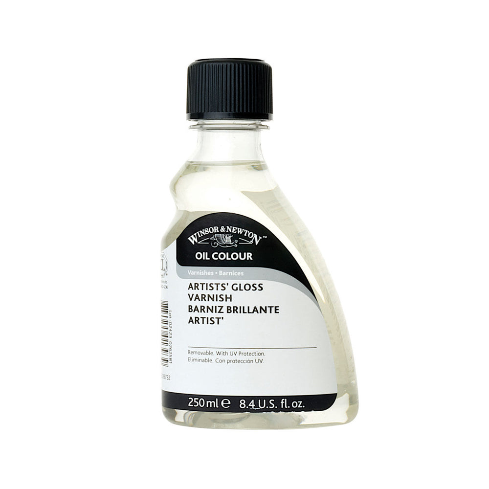 Winsor & Newton 250ml Oil Colour Artists Painting Varnish - Gloss