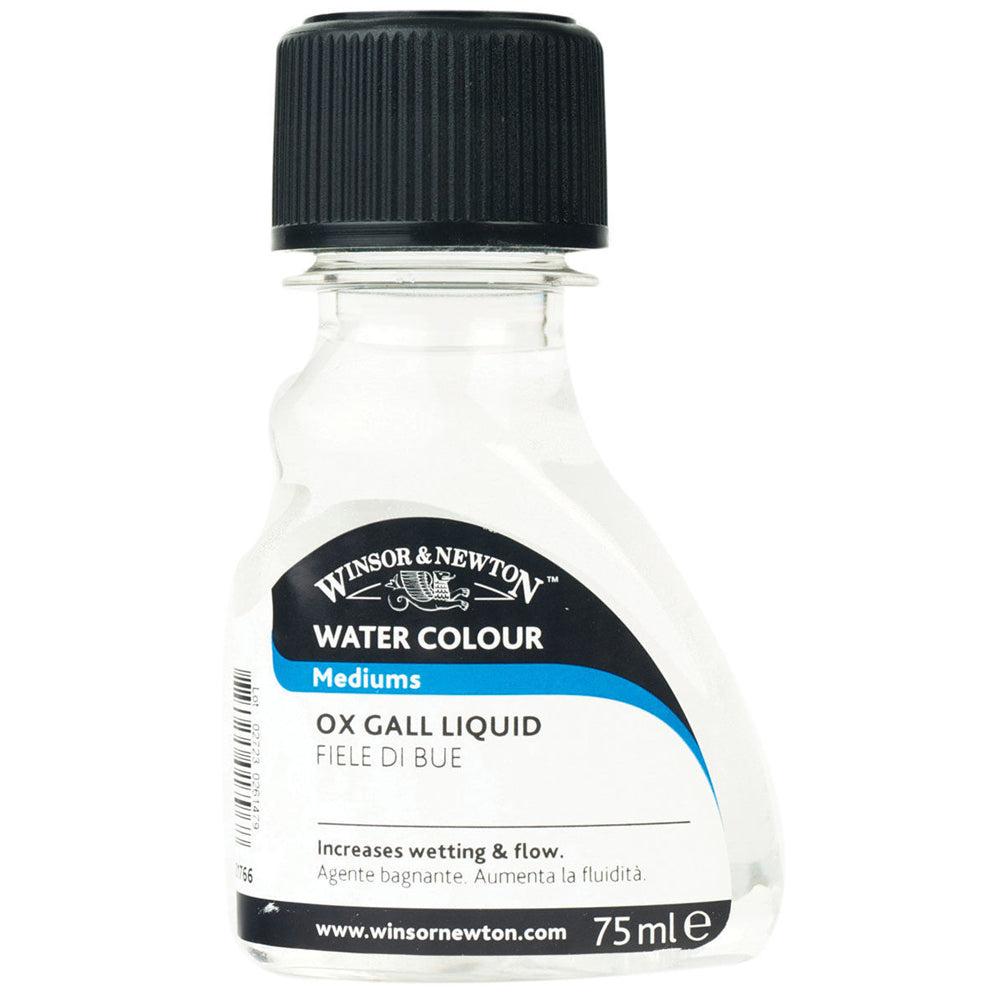2PK Winsor & Newton 75ml Ox Gall Liquid Paint Surface Tension Reducer