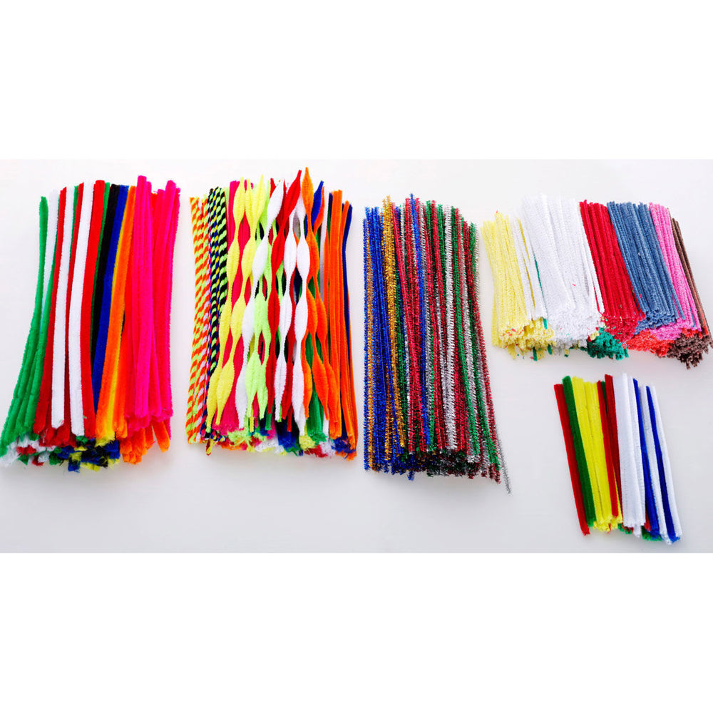 4x 150pc Jasart Pipe Cleaners Kids Art/Craft 0.6x30cm - Tinsel