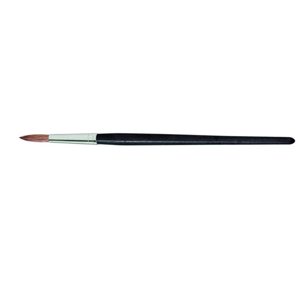 12PK Jasart Pony/Goat Round Watercolour Brush - Size 1