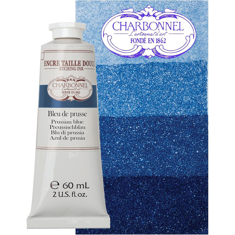 Charbonnel 60ml Etching Ink Paint Tube S3 - Prussian Blue