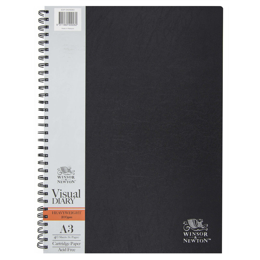2PK Winsor And Newton Double Wire Visual Diary A3 200gsm