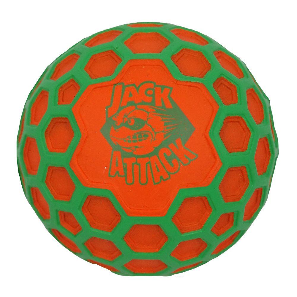 3PK Jack Attack Hex 6.8cm Bounce Ball Assorted Kids/Adults