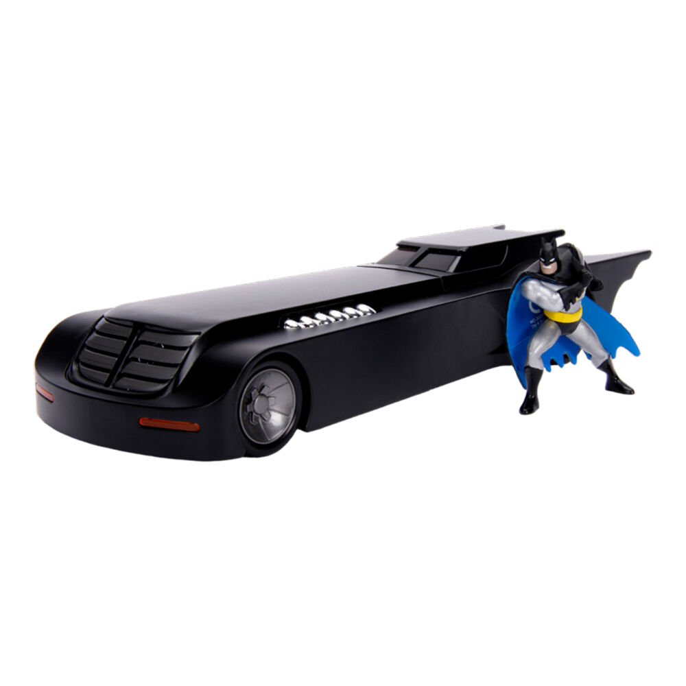 Batman Animated Series Batman W/ Batmobile 1:24 Scale Die-Cast Vehicle Toy