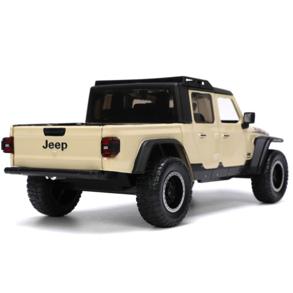 Just Trucks 2020 Jeep Gladiator 1:24 Scale Diecast Vehicle Car Figure Beige