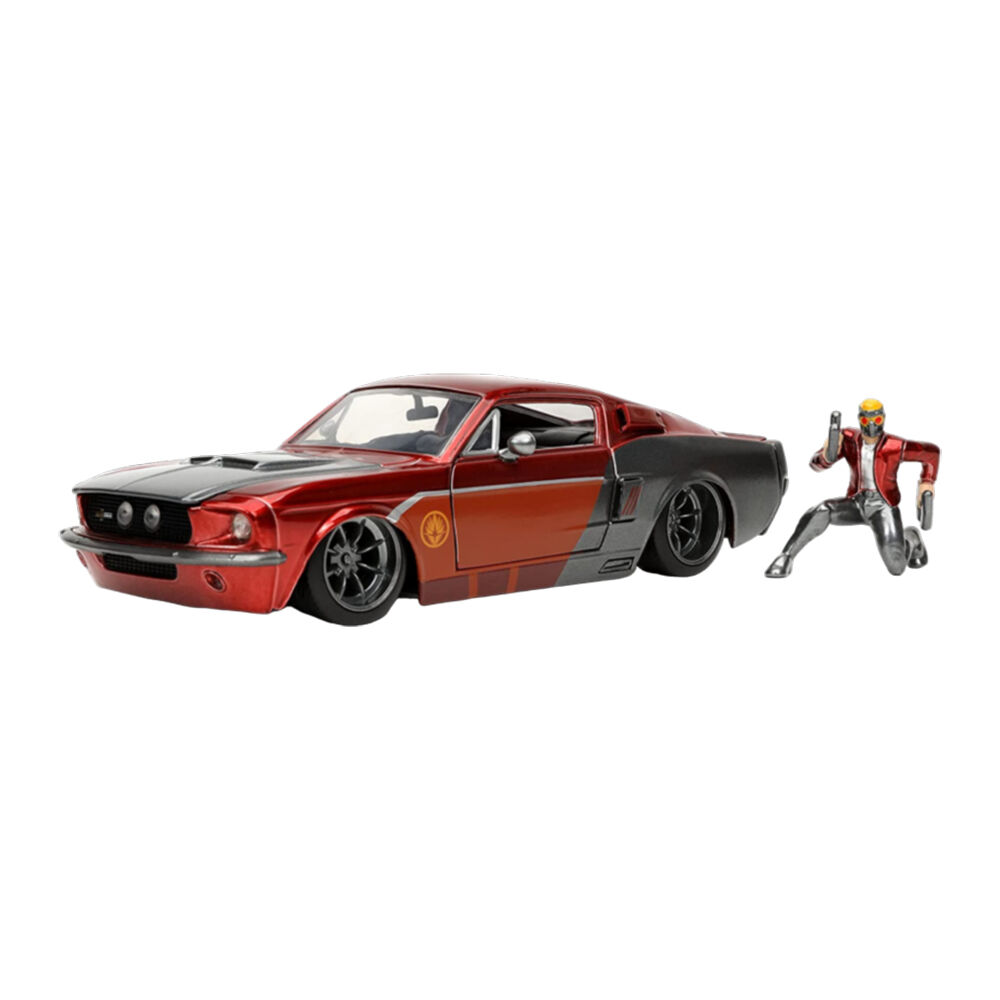 Guardians of the Galaxy Star-Lord w/ 1967 Shelby GT500 1:24 Scale Die-Cast Toy