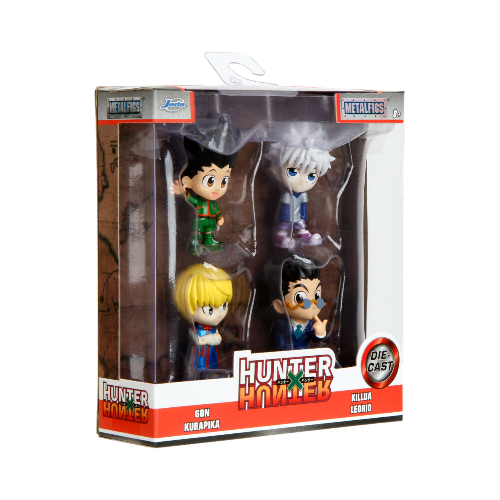 4pc Hunter x Hunter Gon and Others 2.5" MetalFig Metal Figures