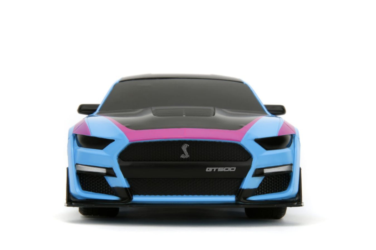 Pink Slips Blue 2020 Ford Mustang Shelby GT500 1:16 Scale RC Vehicle Toy