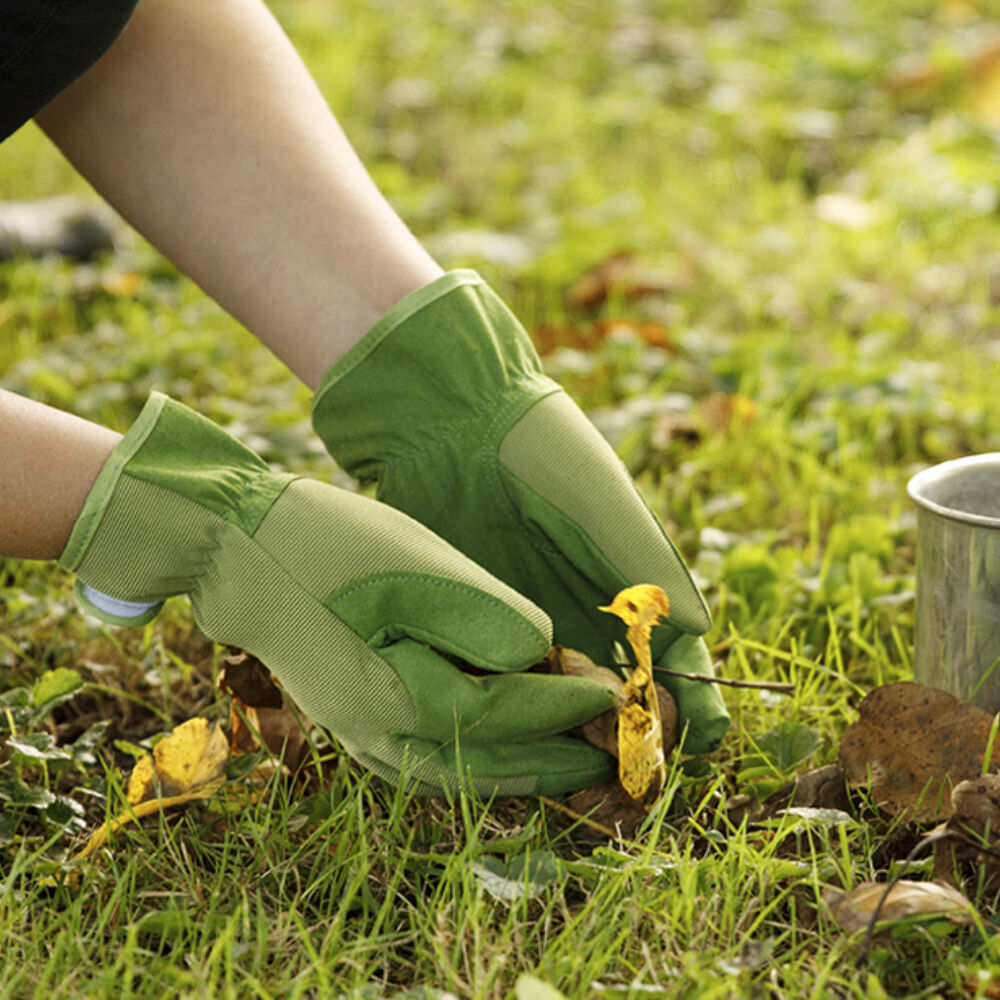 Esschert Design Garden Workwear Gloves Gardening Accessory Medium Green