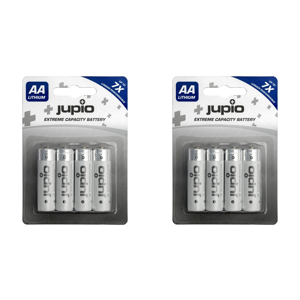 8pc Jupio Non-Rechargeable Lithium Batteries AA VPE-12