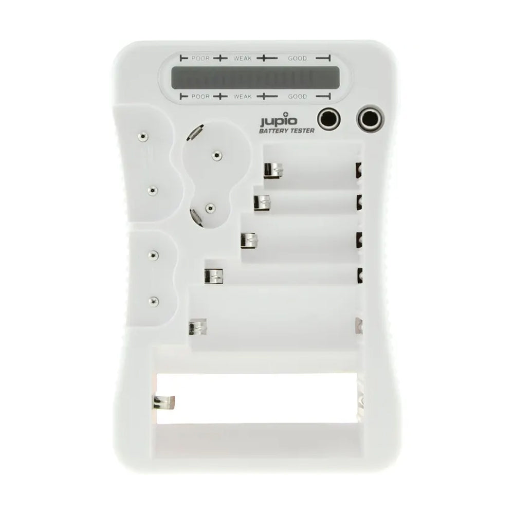 Jupio Battery Tester Suits CR123A/CR2/CR-V3/2CR5/CR-P2 - White
