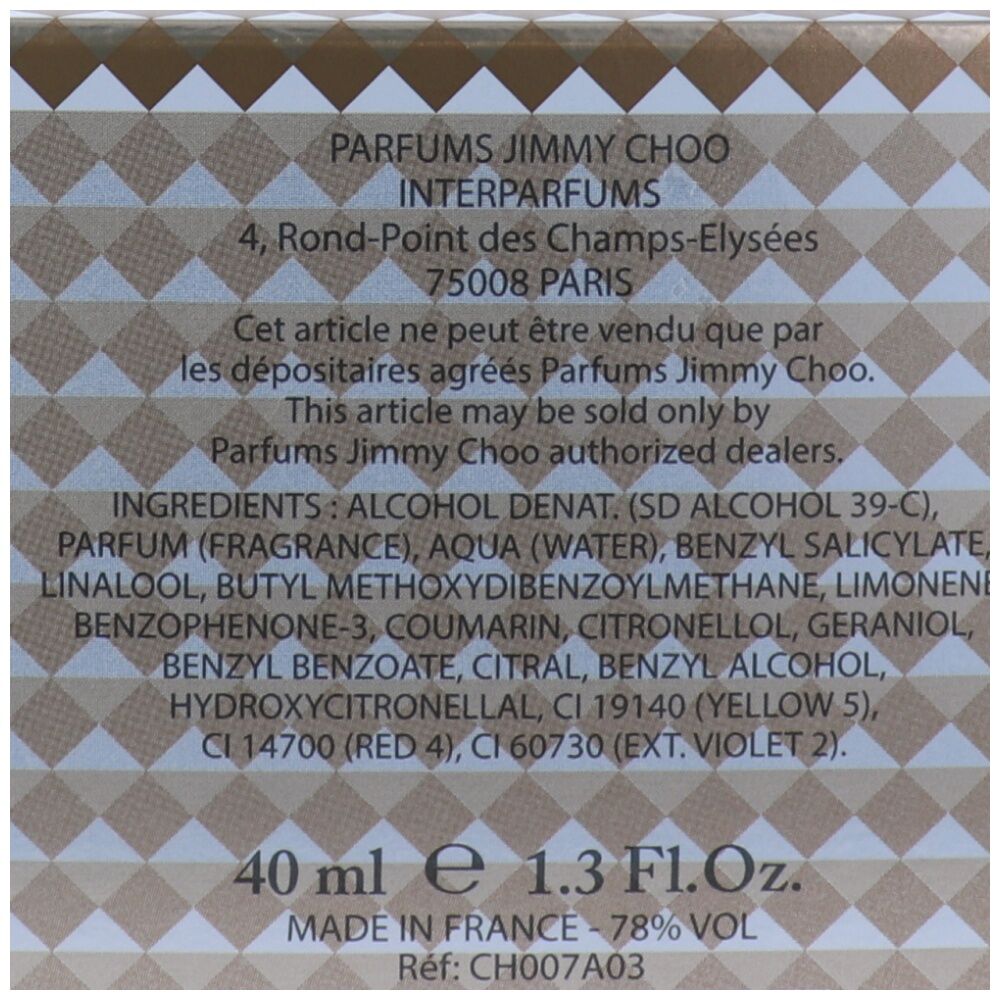 Jimmy Choo Illicit Womens Fragrance EDP Eau de Parfum Spray Bottle 40mL