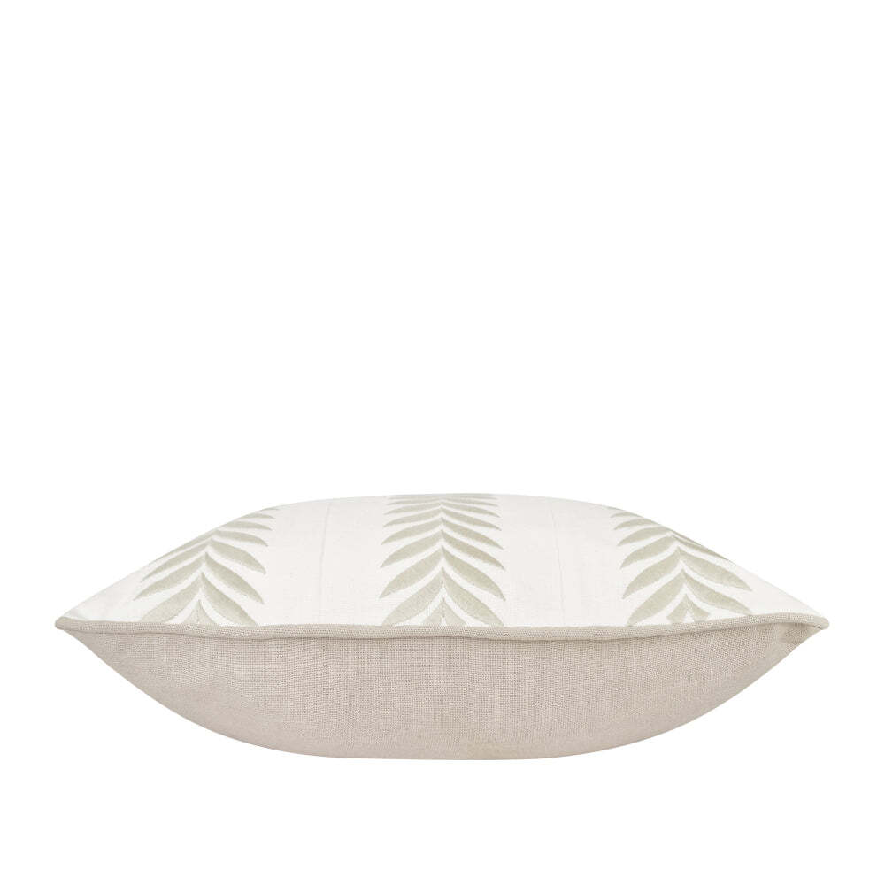 J.Elliot Home Fern 50x50cm Cushion - Grey Beige & Ivory