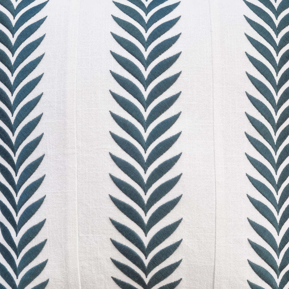 J.Elliot Home Fern 50x50cm Cushion - Evergreen & Ivory