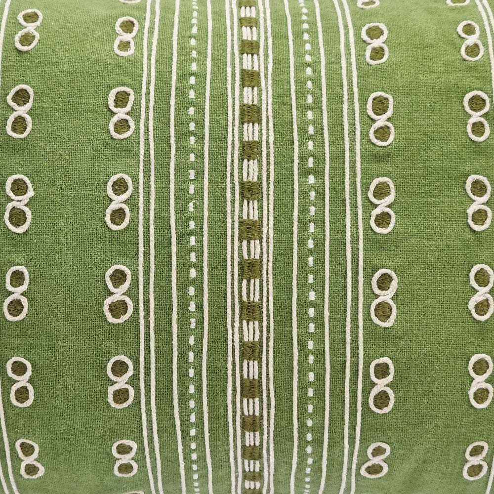 J.Elliot Home Emily 35x55cm Cushion Rectangle - Bayleaf Multi