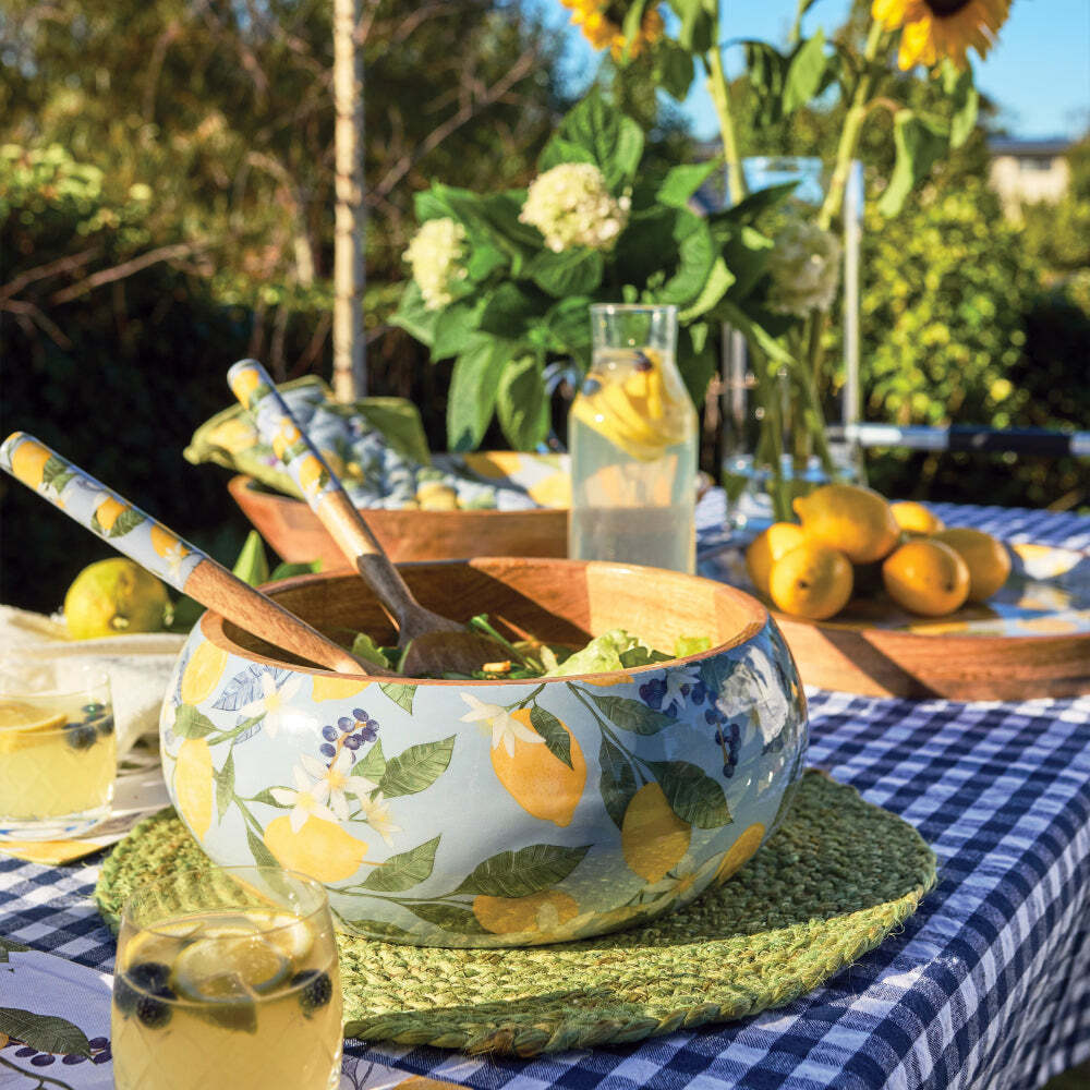 4PK J.Elliot Home Madden 35x35cm Jute Placemat - Bayleaf