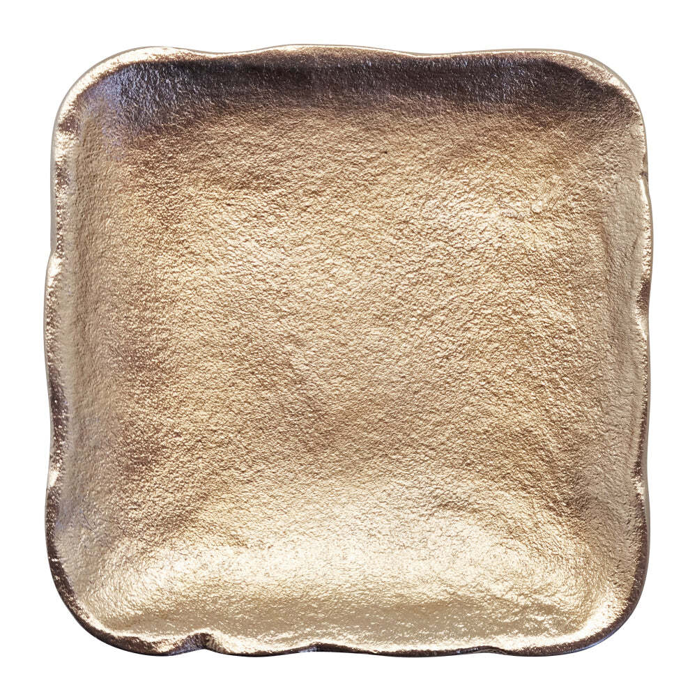 J.Elliot Home Safiya Square Serving Tray 18x18cm Gold