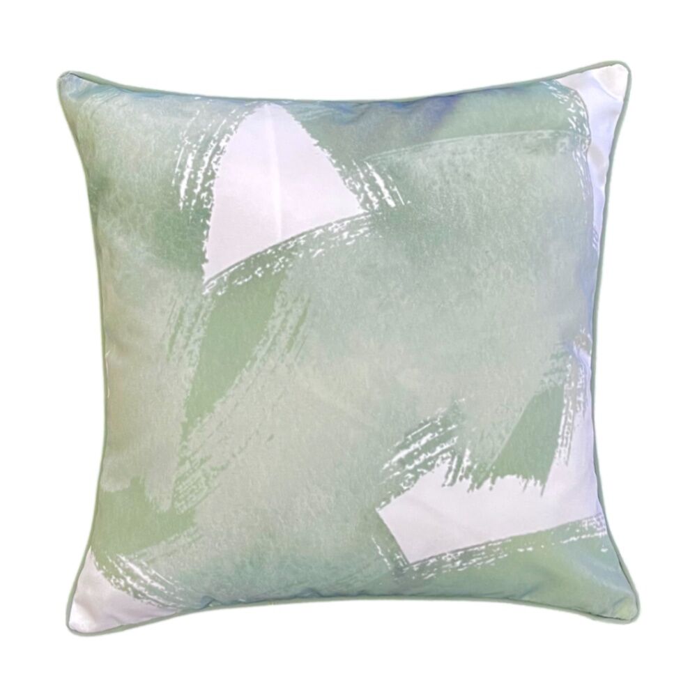 2PK J.Elliot Home Canvas Outdoor Cushion Pillow Household Decor 50x50x12cm Olive