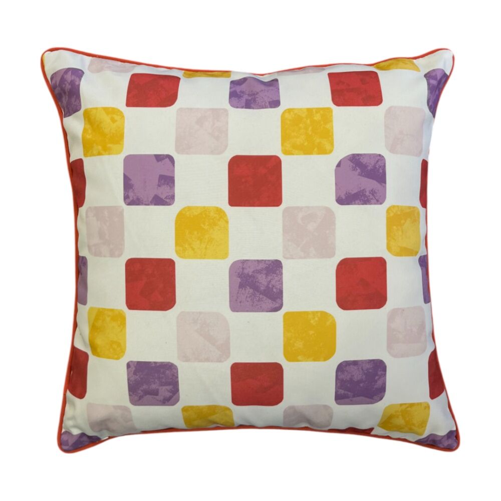 J.Elliot Home Radiance Outdoor Cushion Pillow Household Decor 50x50x12cm Coral